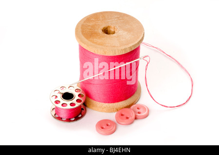 Ago e filo Foto Stock
