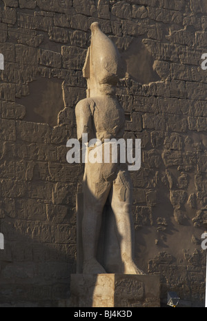 Ramesse II. Nuovo Regno . Tempio di Luxor. L'Egitto. Foto Stock
