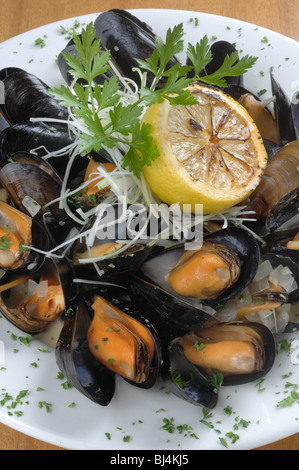 Cozze Foto Stock