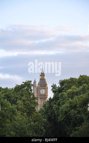 St James Park, Londra Inghilterra. Big Ben Foto Stock