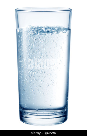 Bicchiere di table-l'acqua. Foto Stock