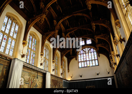 Sala grande soffitto Hampton Court, London REGNO UNITO Foto Stock
