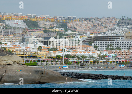 Spagna Isole Canarie Tenerife Costa Adeje, Playa El Duque Foto Stock