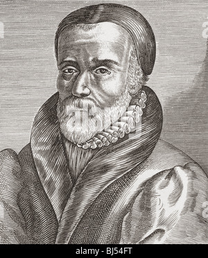 William Tyndale, c.1494 a 1536. Riformatore protestante, traduttore della Bibbia e martire. Foto Stock