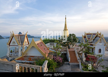 Wat Thammikaram tempio. Prachuap Khiri Khan. Della Thailandia Foto Stock