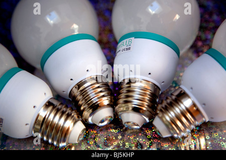 Super efficiente dal punto di vista energetico lampadine a LED Foto Stock