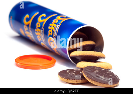 Jaffa torte fuoriuscita da un tubo Foto Stock