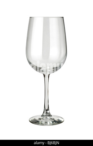 Wineglass isolato su uno sfondo bianco Foto Stock