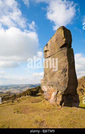 Il punto di vista a Alport alture vicino Wirksworth Derbyshire Foto Stock