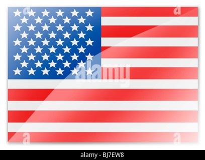 Usa usa, Stati Uniti d'America bandiera Foto Stock