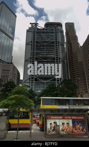 L'HSBC Edificio principale di Hong Kong Foto Stock