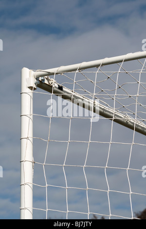 In prossimità di un obiettivo post Foto Stock