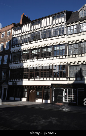 Bessie Surtees house un sedicesimo e diciassettesimo secolo case di mercanti in Newcastle Quayside, Inghilterra. Foto Stock