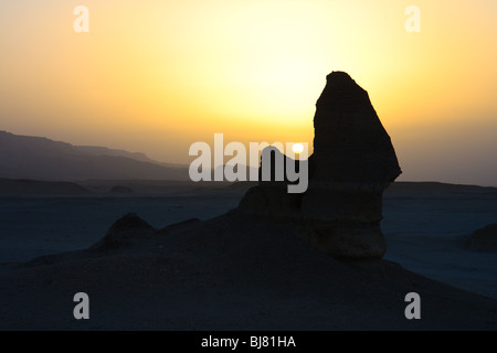 Africa Dakhla Oasis Egitto Alba Deserto Occidentale Foto Stock