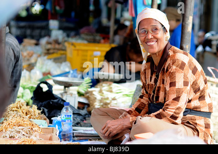 Il Pasar Bawar, Pekanbaru, Sumatra, Indonesia Foto Stock