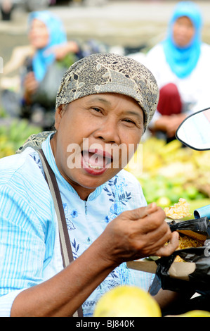 Il Pasar Bawar, Pekanbaru, Sumatra, Indonesia Foto Stock