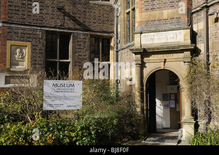 Museo di Archeologia e Antropologia, Downing Street, Cambridge, Inghilterra, Regno Unito Foto Stock