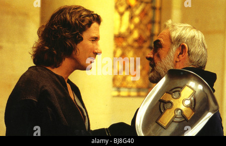 Il PRIMO CAVALIERE - 1995 Columbia film con Sean Connery a destra e Richard Gere Foto Stock