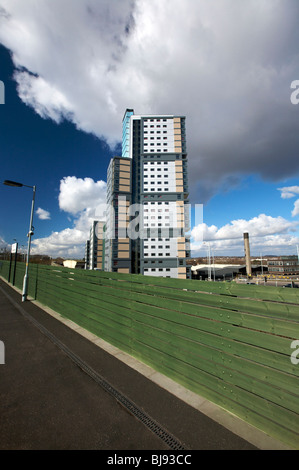 Victoria Hall Student Accommodation Wolverhampton University europa il più alto edificio modulare Foto Stock