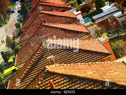 Villaggio industriale di Crespi d'adda italia unesco luogo Foto Stock