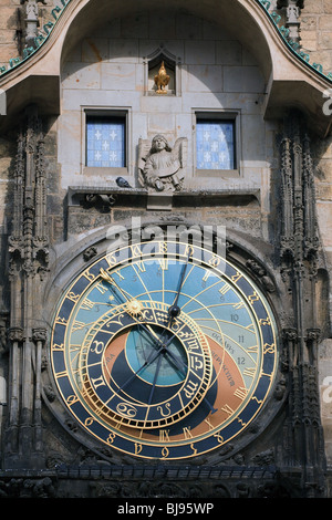 Orologio Astronomico di Praga, Repubblica ceca Foto Stock