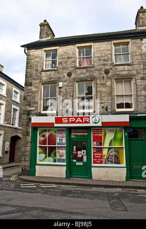 Spar supermercato, Kirkby Lonsdale Cumbria, Regno Unito Foto Stock