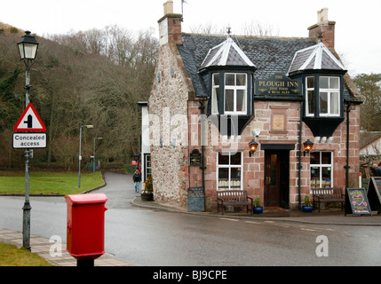 The Plough Inn in Rosemarkie, area di Cromarty, Black Isle Penisola, Scozia Foto Stock