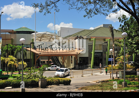 Le terrazze ingresso Ayala Center Cebu Filippine Foto Stock