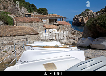 Cala Deià. Isola di Maiorca. Isole Baleari. Spagna Foto Stock