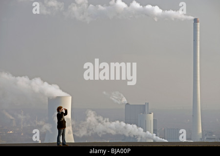 Coal Fired power station, Germania. Foto Stock