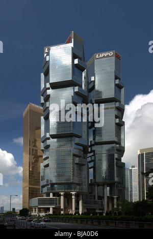 Lippo Centre di Hong Kong Foto Stock