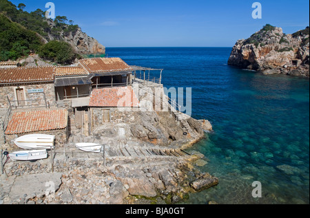 Cala Deià. Isola di Maiorca. Isole Baleari. Spagna Foto Stock