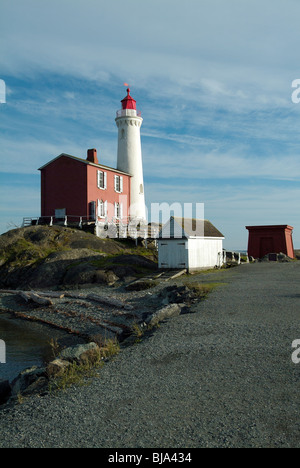 Fisgard lighthouse a Victoria, nel sud dell'isola di Vancouver Foto Stock