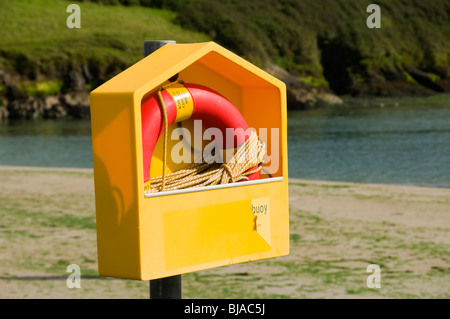 Salvagente a Inchydoney beach, vicino a Clonakilty, County Cork, Irlanda Foto Stock