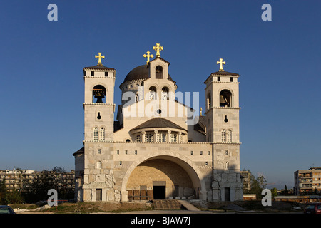 Podgorica,Cattedrale della Resurrezione di Cristo,Chiesa Ortodossa Serba,la Metropolia di Montenegro,Montenegro Foto Stock