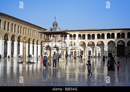 La moschea Umayyad (708-715), Damasco, Siria Foto Stock