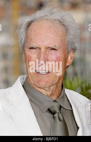 CLINT EASTWOOD IL CHANGELING PHOTOCALL CANNES FILM FESTIVAL 2008 Palais des Festivals Cannes Francia 20 Maggio 2008 Foto Stock