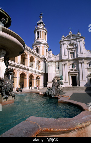 Italia, le Marche, Loreto, santuario di Santa Casa Foto Stock