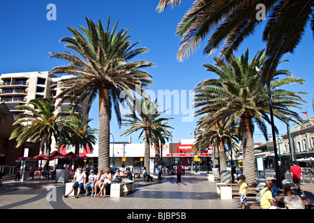 Beachfront square a Glenelg, Adelaide, Australia del Sud. Foto Stock