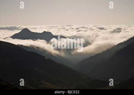 Il paesaggio circostante di Asmara Eritrea Foto Stock