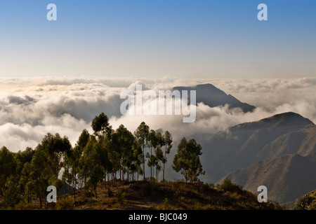 Il paesaggio circostante di Asmara Eritrea Foto Stock