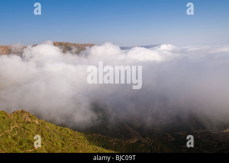 Il paesaggio circostante di Asmara Eritrea Foto Stock