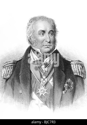 Charles John Napier (1786-1860) su incisione dal 1800s. Scottish naval officer. Foto Stock