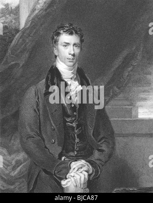Henry Brougham (1778-1868) su incisione dal 1800s. Statista inglese che divenne Lord Cancelliere. Foto Stock