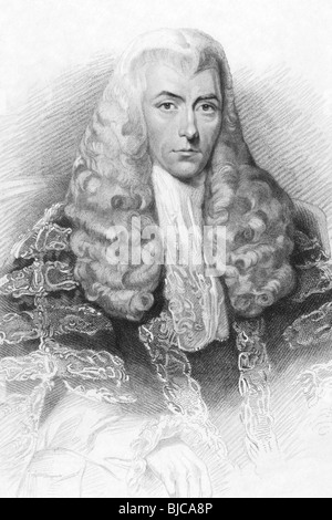Henry Brougham (1778-1868) su incisione dal 1800s. Statista inglese che divenne Lord Cancelliere. Foto Stock