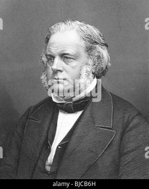 John Bright (1811-1889) su incisione dal 1800s.British radicale e liberale più. Foto Stock