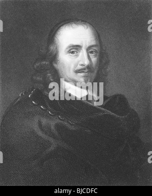 Pierre Corneille (1606-1684) su incisione dal 1800s. Fondatore della tragedia francese. Foto Stock