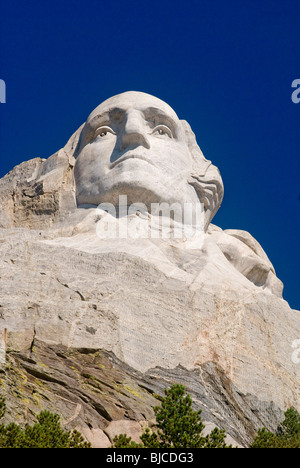 George Washington sul Monte Rushmore Foto Stock