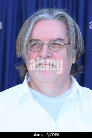 MATT GROENING PRIMO GIORNO DI RILASCIO DI THE SIMPSONS TIMBRI US Postal Service CENTURY CITY LOS ANGELES CA USA 07 Maggio 2009 Foto Stock