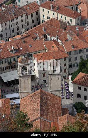 Cattaro,città vecchia,San Trifone cattedrale,1166,Montenegro Foto Stock